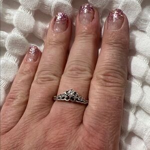 Authentic Pandora Princess Tiara Crown Ring